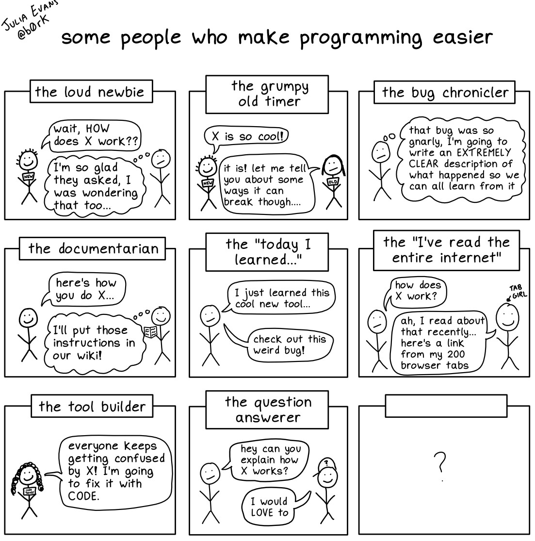 Image of a comic. To read the full HTML alt text, click "read the transcript".